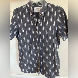 Kardo x Wildfang Women’s Charcoal and White Button Up Shirt